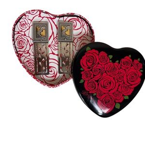 NWOT Set of 2 Brighton Two-Tone Heart Book Markers